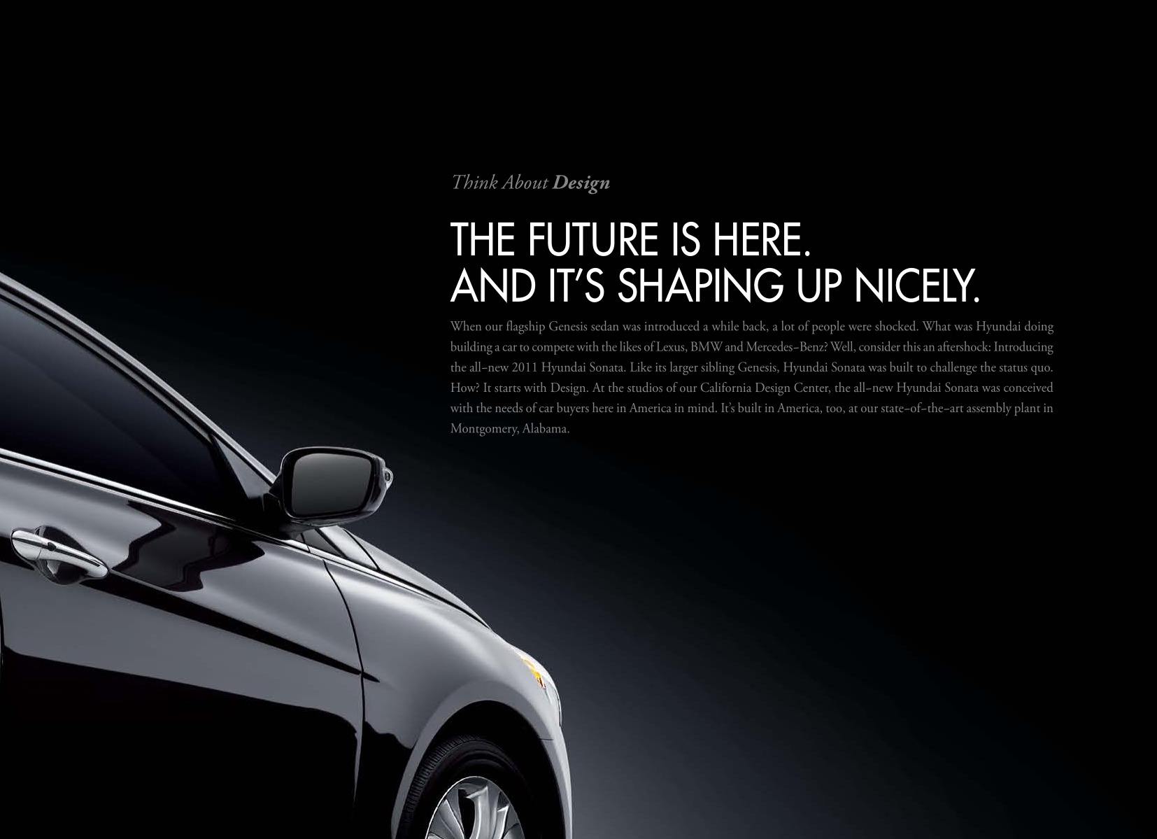 2011 Hyundai Sonata Brochure Page 1